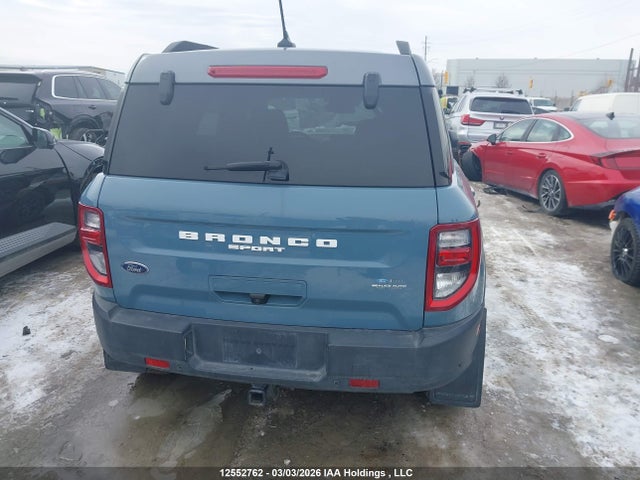 Aukcja sprzedaży 2021 Ford Bronco Sport Badlands, vin: 3FMCR9D90MRA14014, numer aukcji: 12552762