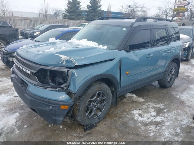 Aukcja sprzedaży 2021 Ford Bronco Sport Badlands, vin: 3FMCR9D90MRA14014, numer aukcji: 12552762