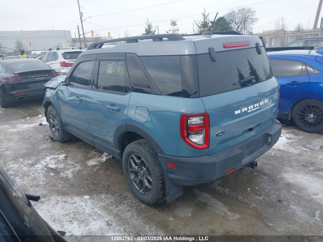 Aukcja sprzedaży 2021 Ford Bronco Sport Badlands, vin: 3FMCR9D90MRA14014, numer aukcji: 12552762