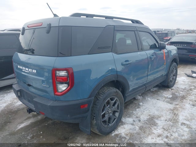Aukcja sprzedaży 2021 Ford Bronco Sport Badlands, vin: 3FMCR9D90MRA14014, numer aukcji: 12552762