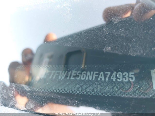 Aukcja sprzedaży 2022 Ford F150 Supercrew, vin: 1FTFW1E56NFA74935, numer aukcji: 12552809