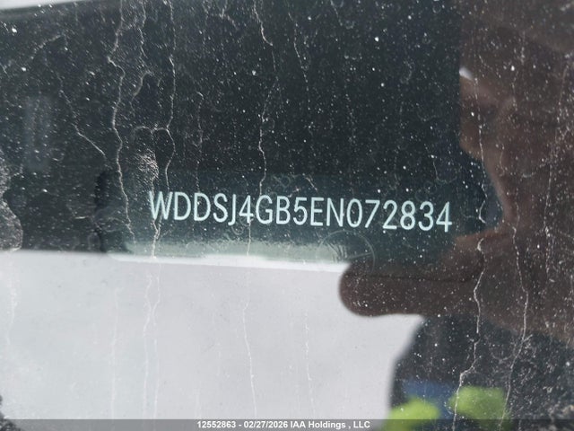 12552863 :رقم المزاد ، WDDSJ4GB5EN072834 vin ، 2014 Mercedes-benz Cla 250 4matic مزاد بيع