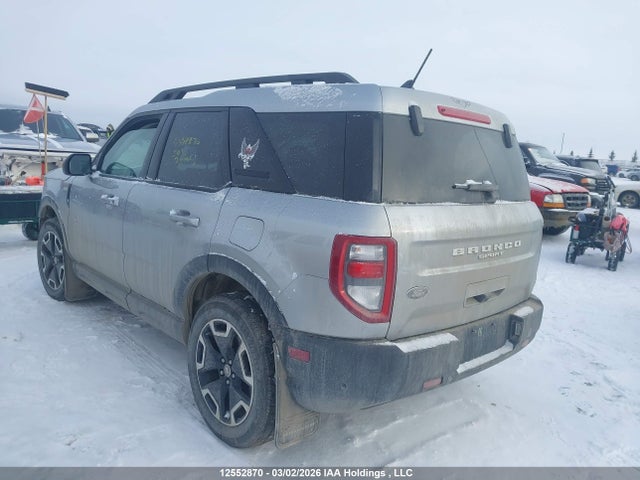 Aukcja sprzedaży 2023 Ford Bronco Sport Outer Banks, vin: 3FMCR9C63PRD72753, numer aukcji: 12552870