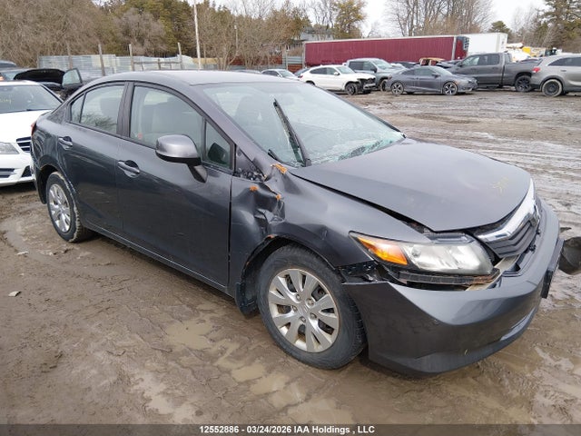 2012 Honda Civic Lx მანქანა იყიდება აუქციონზე, vin: 2HGFB2F4XCH120500, აუქციონის ნომერი: 12552886
