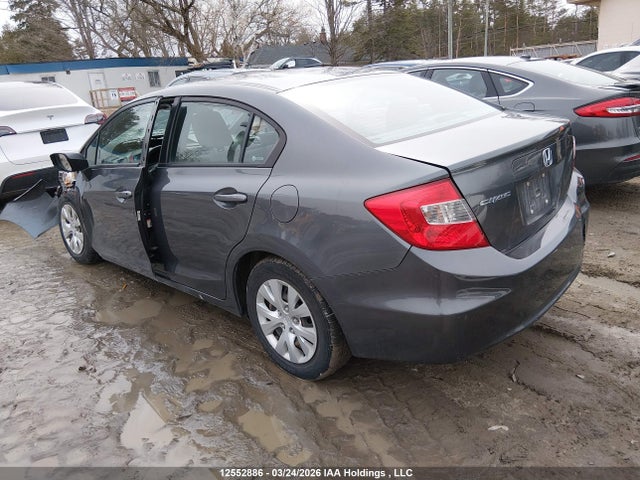 2012 Honda Civic Lx მანქანა იყიდება აუქციონზე, vin: 2HGFB2F4XCH120500, აუქციონის ნომერი: 12552886