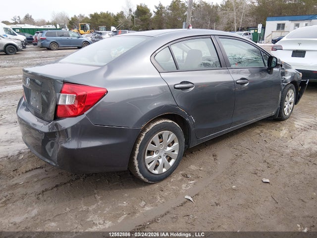 2012 Honda Civic Lx მანქანა იყიდება აუქციონზე, vin: 2HGFB2F4XCH120500, აუქციონის ნომერი: 12552886