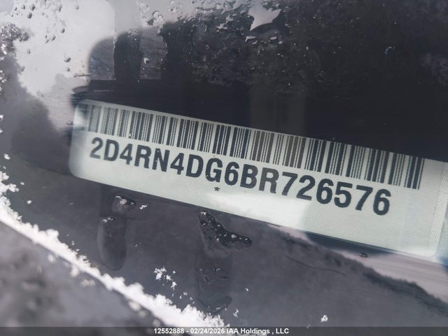Aukcja sprzedaży 2011 Dodge Grand Caravan Se/sxt, vin: 2D4RN4DG6BR726576, numer aukcji: 12552888