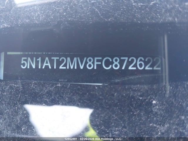 Aukcja sprzedaży 2015 Nissan Rogue S/sl/sv, vin: 5N1AT2MV8FC872622, numer aukcji: 12552891