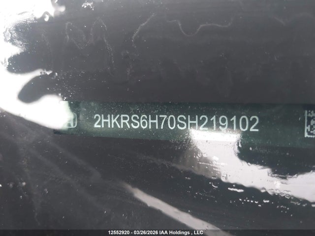 2HKRS6H70SH219102 Honda CR-V HYBRID