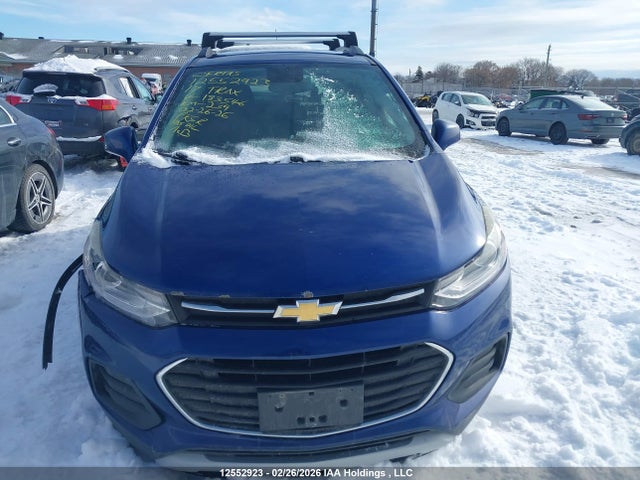 Продаж на аукціоні авто 2017 Chevrolet Trax 1lt, vin: 3GNCJLSB2HL183546, номер лоту: 12552923