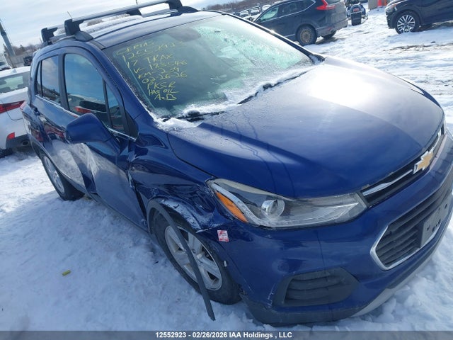 Продаж на аукціоні авто 2017 Chevrolet Trax 1lt, vin: 3GNCJLSB2HL183546, номер лоту: 12552923