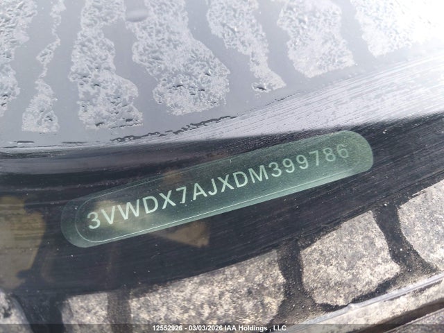 Aukcja sprzedaży 2013 Volkswagen Jetta 2.5l Comfortline/2.5l Sportline, vin: 3VWDX7AJXDM399786, numer aukcji: 12552926