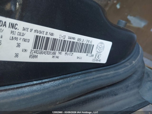 Aukcja sprzedaży 2014 Dodge Grand Caravan Se, vin: 2C4RDGBG4ER201086, numer aukcji: 12552960