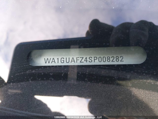 WA1GUAFZ4SP008282 Audi Q4 E-TRON