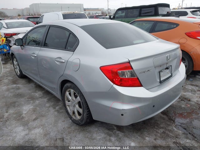12553005 :رقم المزاد ، 2HGFB2F55CH038117 vin ، 2012 Honda Civic Lx مزاد بيع