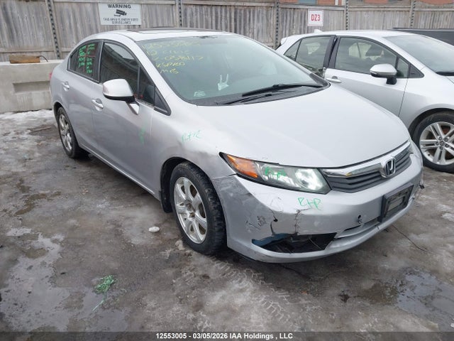 12553005 :رقم المزاد ، 2HGFB2F55CH038117 vin ، 2012 Honda Civic Lx مزاد بيع