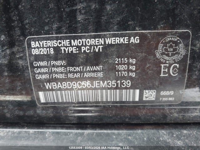 WBA8D9C56JEM35139 BMW 330i Xdrive