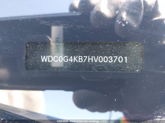 WDC0G4KB7HV003701 Mercedes-Benz Glc 300 4matic