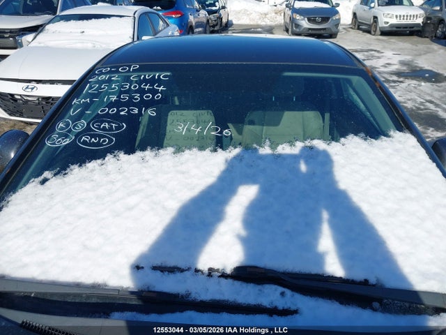Aukcja sprzedaży 2012 Honda Civic Lx, vin: 2HGFG3A4XCH002316, numer aukcji: 12553044