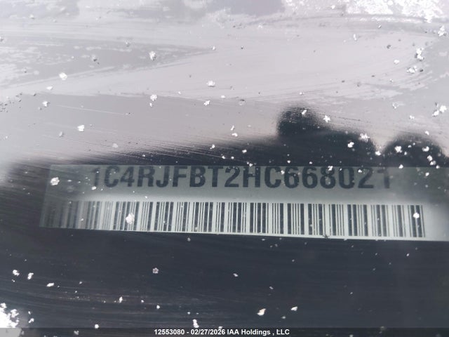 1C4RJFBT2HC668021 Jeep Grand Cherokee Limited