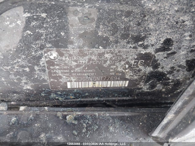 WBA8E3G5XGNT77694 BMW 328i Xdrive