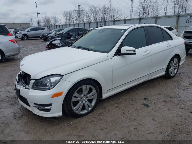 12553126 :رقم المزاد ، WDDGF8AB2EA948841 vin ، 2014 Mercedes-benz C 300 4matic مزاد بيع