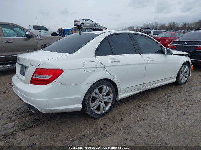 12553126 :رقم المزاد ، WDDGF8AB2EA948841 vin ، 2014 Mercedes-benz C 300 4matic مزاد بيع