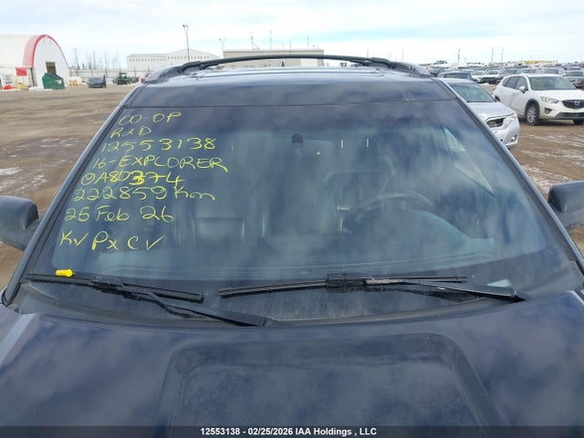 1FM5K8D85GGA80374 Ford EXPLORER XLT