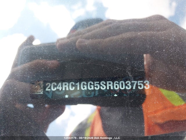 12553178 :رقم المزاد ، 2C4RC1GG5SR603753 vin ، 2025 Chrysler Pacifica Limited مزاد بيع