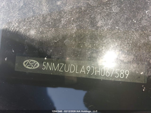 5NMZUDLA9JH067589 Hyundai Santa Fe Sport 2.0t Limited