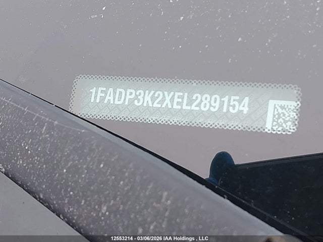 1FADP3K2XEL289154 Ford FOCUS SE