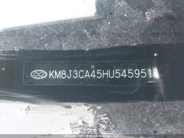 KM8J3CA45HU545951 Hyundai Tucson Limited/sport And Eco/se