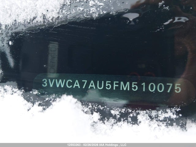 3VWCA7AU5FM510075 Volkswagen GOLF SPORTWAGEN
