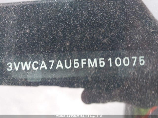 3VWCA7AU5FM510075 Volkswagen GOLF SPORTWAGEN