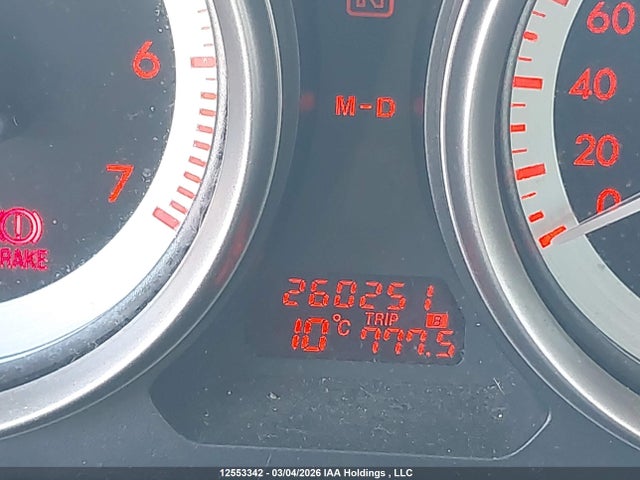 12553342 :رقم المزاد ، 1YVHZ8CH5A5M27911 vin ، 2010 Mazda 6 I مزاد بيع