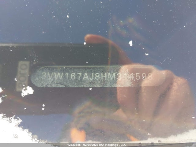 3VW167AJ8HM314598 Volkswagen Jetta 1.4 Tsi Trendline/1.4 Tsi Trendline+