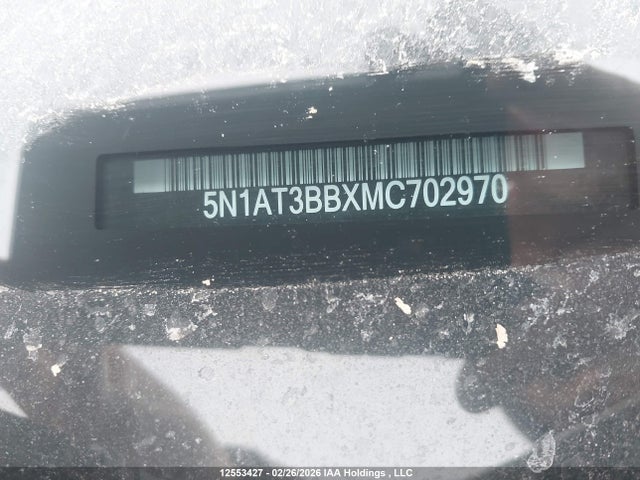 Продаж на аукціоні авто 2021 Nissan Rogue Sv, vin: 5N1AT3BBXMC702970, номер лоту: 12553427