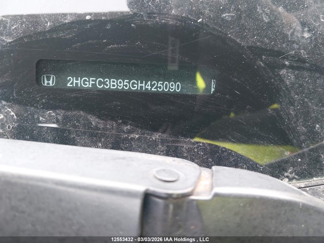 Aukcja sprzedaży 2016 Honda Civic Touring, vin: 2HGFC3B95GH425090, numer aukcji: 12553432