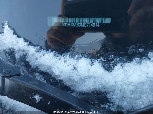 2021 Nissan Rogue S მანქანა იყიდება აუქციონზე, vin: 5N1AT3AB3MC714914, აუქციონის ნომერი: 12553457