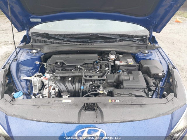 12553495 :رقم المزاد ، KMHLN4AG6NU307055 vin ، 2022 Hyundai Elantra Sel مزاد بيع