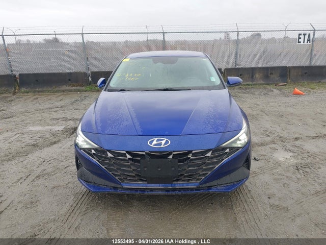 12553495 :رقم المزاد ، KMHLN4AG6NU307055 vin ، 2022 Hyundai Elantra Sel مزاد بيع
