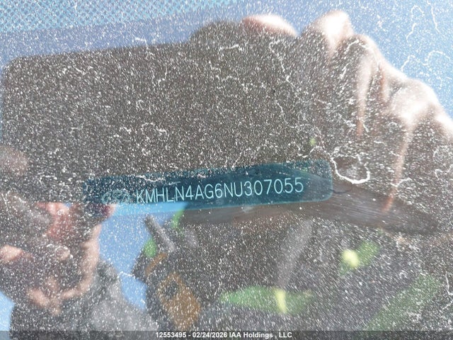 12553495 :رقم المزاد ، KMHLN4AG6NU307055 vin ، 2022 Hyundai Elantra Sel مزاد بيع