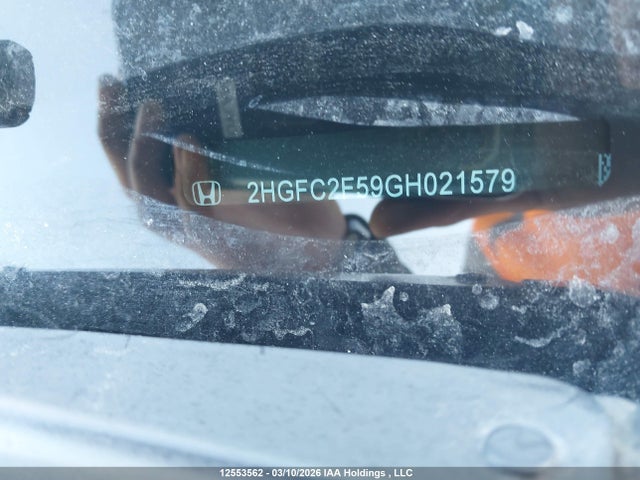 Aukcja sprzedaży 2016 Honda Civic Lx, vin: 2HGFC2F59GH021579, numer aukcji: 12553562