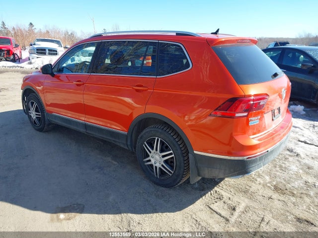 2019 Volkswagen Tiguan Highline მანქანა იყიდება აუქციონზე, vin: 3VV4B7AX5KM107966, აუქციონის ნომერი: 12553569