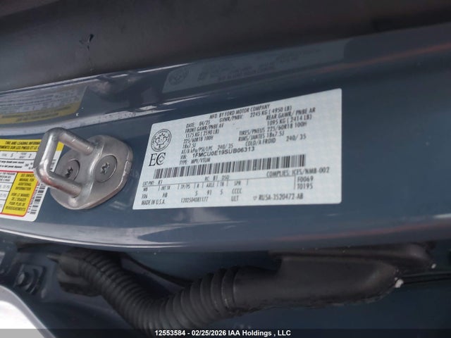 1FMCU0E19SUB06313 Ford Escape