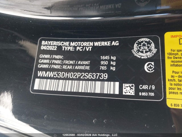 WMW53DH02P2S63739 Mini COOPER S