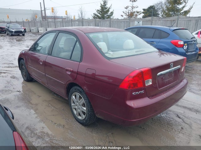 Продаж на аукціоні авто 2003 Honda Civic Lx, vin: 2HGES15683H938509, номер лоту: 12553651