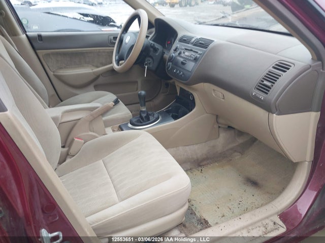 Продаж на аукціоні авто 2003 Honda Civic Lx, vin: 2HGES15683H938509, номер лоту: 12553651