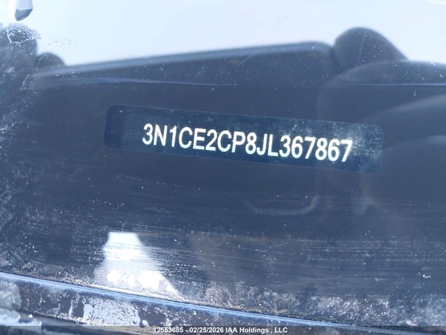 3N1CE2CP8JL367867 Nissan Versa Note 1.6 S/1.6 Sr/1.6 Sv