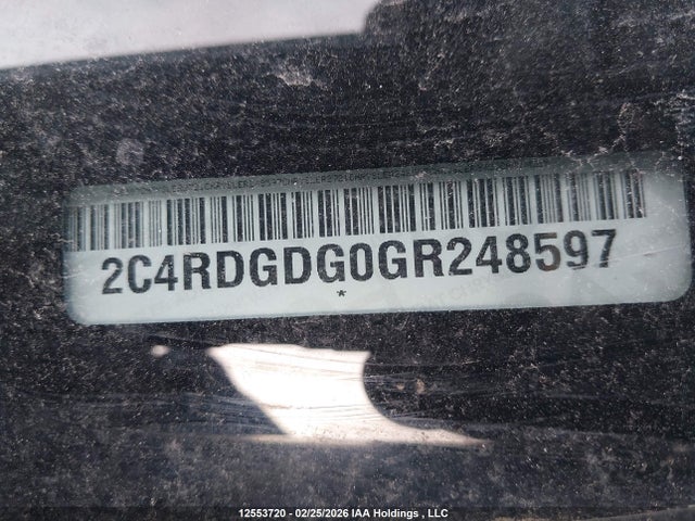 Aukcja sprzedaży 2016 Dodge Grand Caravan Crew, vin: 2C4RDGDG0GR248597, numer aukcji: 12553720